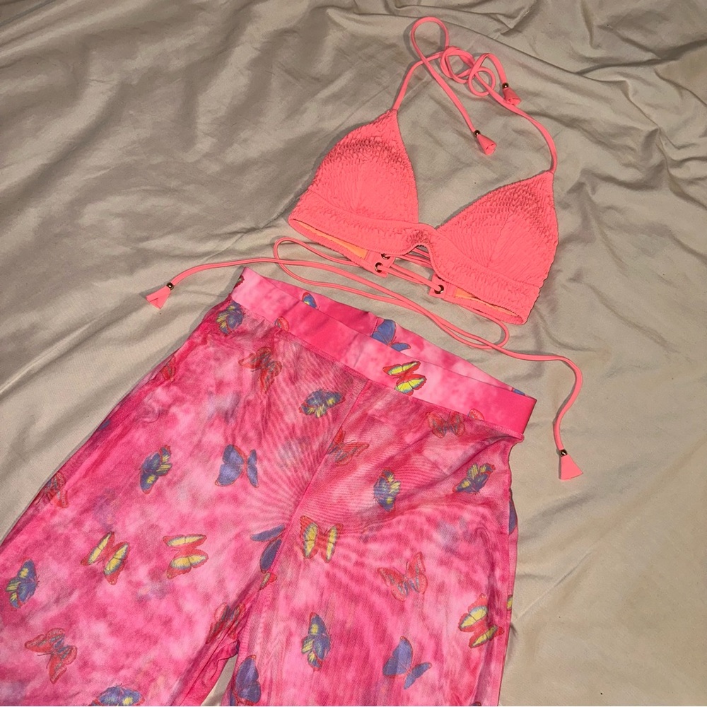 Victoria's Secret Peach Bikini Top